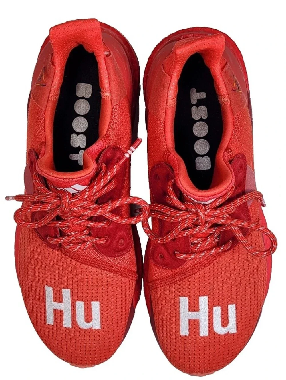 ADIDAS X Pharrell Solar Hu Glide 'Power Red' Sz 8 Running Training EF2381